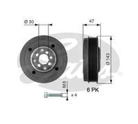 Poulie de vilebrequin TVD1014A GATES pour SEAT VW AUDI FORD SKODA