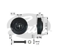 Poulie, vilebrequin TVD1033A GATES pour AUDI VW VOLVO