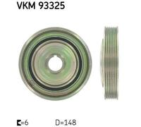 Poulie de vilebrequin VKM 93325 SKF pour PEUGEOT CITROËN