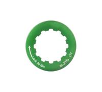 Poulie Dentée Bouchon de Roue Libre CNC pour vélo, 11 Dents, Bague de Verrouillage en Alliage d'aluminium, Compatible avec Les Accessoires de Cyclisme Shimano Bloque Volant Moteur(Green)