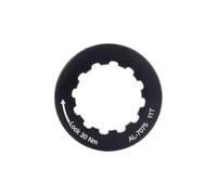 Poulie Dentée Bouchon de Roue Libre CNC pour vélo, 11 Dents, Bague de Verrouillage en Alliage d'aluminium, Compatible avec Les Accessoires de Cyclisme Shimano Bloque Volant Moteur(Black)