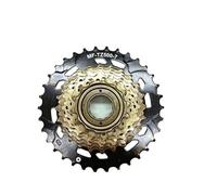 Poulie Dentée Convient pour Shimano Tourney TZ500 TZ31 7 V, Cassette 7 Vitesses, Roue Libre pour VTT, pignon fileté en métal 14-28/34 Dents Bloque Volant Moteur(14-28T no Remover)