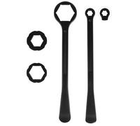 Poulie Dentée Outil d'installation de pneus adapté pour Suzuki, Kawasaki, Honda, Yamaha, KTM, Husqvarna Bloque Volant Moteur(Type A Black)
