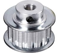 Poulie dentée Reely 226106 aluminium Ø de perçage: 6 mm Diamètre: 24 mm Nombre de dents: 10