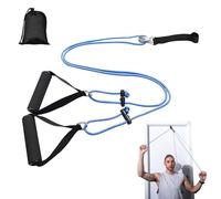 Poulie d'épaule, système de poulie réglable, poulie d'épaule au-dessus de la porte, poulie d'épaule multi-usage pour la thérapie physique à la maison, la rééducation d'épaule, la récupération de la