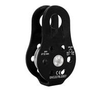 Poulie d'escalade - Poulie pivotante de 8,1 cm, sécurité renforcée | Outil de survie en extérieur à une seule gorge avec deux rivets en aluminium, système de poulies tandem pour le sauvetage, le levag