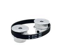 Poulie Distribution GT2 À 30Dents Réduction 1:1, Largeur Courroie: 6mm Trou Intérieur: 5-12mm Engrenage Synchrone Pièces D'imprimante 3D Courroie Transmission Trapézoïdale(5mm,6MM_2GT-158)