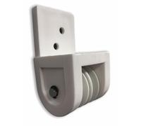 Poulie Double pour Corde de pergola (Blanc)