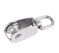 Poulie en acier inoxydable 304 avec roulement, roue fixe, poulie simple et double, traction de câble métallique, 1000 à 2000 lb, M15-M100(M20 75KG 20pc)