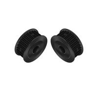 Poulie en acier noir HTD 5M, 40 dents, 50 dents, 60 dents, type AF, for courroie de largeur 15/20/25 mm, alésage 10-28 mm, pas 5 mm.(Bore 19mm,40 TEETH (1PCS)_16MM (FOR BELT 15MM))