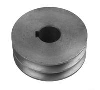 Poulie en fonte à double fente pour courroie trapézoïdale de type A haute performance pour applications de moteur (64 x 30 x 24 mm)