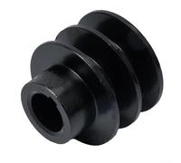 Poulie en V d'alésage central de 20 mm pour Honda pour moteur 168F 170F GX110 7HP nécessitant une transmission à double courroie (tête convexe)