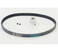 Poulie / engrenage / roue dentée de transmission + courroie crantée de distribution compatible avec Monsieur Cuisine Plus, Connect et Smart, Silvercrest, Robot du Lidl