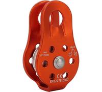 Poulie Escalade,26kn Poulie Escalade En Alliage D'escalade D'aluminium De Corde Pivotante À Unique Poulies Robustes Bloc D'attelage Trou Roulement Cordes D'alpinisme Pour L'escalade.[Q238]