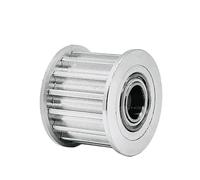 Poulie folle pour imprimante 3D Poulie de distribution 18 dents, pignon fou avec courroie roulement, largeur 10/15/20/25 mm, alésage 3/4/5/6/7/8/10/12/15(3mm,WITH TEETH_25MM)