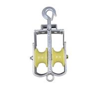 Poulie Guidage avec Crochet Suspendu, 50 80, 50 80 Double Rail Large Hook