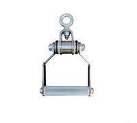 Poulie haute barre de poignée de traction vers le bas, fixation à poignée unique pour machine à câble, accessoire d'entraînement de force en acier de calibre 45 pour entraînement du haut du corps