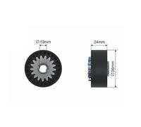 NTY RNK-RE-010 Poulie, tendeur de courroie d'accessoire