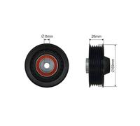 Poulie Idler V-Belt Pour Mercedes 190 84-93 C W202 93-01
