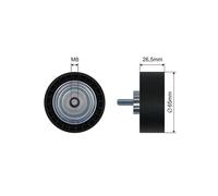 NTY RNK-ME-062 Poulie, tendeur de courroie d'accessoire