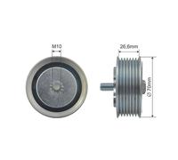 NTY Galet enrouleur de courroie d'accessoire RNK-NS-034 pour Nissan Qashqai +2 I