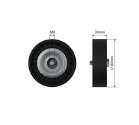 Poulie Idler V-Belt Pour Saab 900 II 9-5 2.0 2.3 2.3ALK 93-09