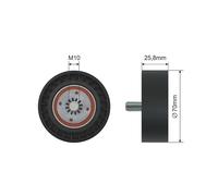 Poulie Idler V-Belt Pour Ssangyong A/Ctyon Sports II 10-