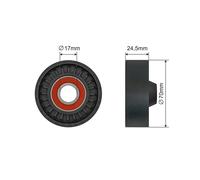 Poulie Idler V-Belt Pour Volvo S60 I 2.4D 01-10 S80 I 2.4D 01-06