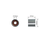Poulie Idler V-Belt Pour VW Passat B5 95- Audi A4 B5 Seat Exeo