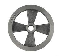 Poulie métallique à rainure unique pour compresseur, accessoire de courroie, 1 pièce, options pour trous de 18 mm/19 5 mm (A)