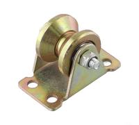Poulie multifonction en acier pour cordes, complète avec deux roulements à billes pour une performance améliorée (32 mm)
