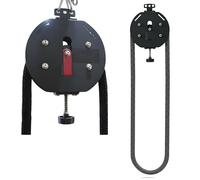 Poulie Musculation Système de poulie et de câble de fitness, machine d'entraînement à corde sans fin, corde de traction réglable, entraînement à la corde pour l'endurance musculaire, entraîn