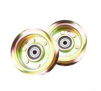 Poulie plate en zinc teinté pour tondeuse à gazon compatible avec la pièce 531177968 série 100 Construction robuste en zinc pour une tension de courroie lisse et un assemblage simple