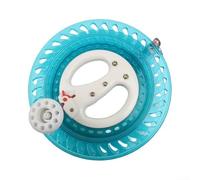 Poulie pour cerf-volant et pêche en ABS pour plus de robustesse et une gestion efficace de la ligne lors d'une utilisation en extérieur (bleu, 22 cm)