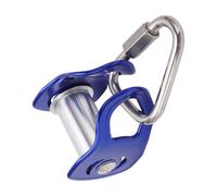 Poulie pour corde - Glissière d'escalade en aluminium renforcée,Bloqueur simple | Pour Escalade Drapeau Mât De Drapeau Chasse Maison Garage Plafond Camping Vélo Cargo Seau Panier