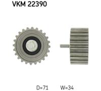 Poulie renvoi/transmission, courroie de distribution SKF VKM 22390