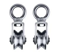 Poulie rotative à 360 °, roues silencieuses, grande capacité de charge, roulettes faciles à transporter pour un fonctionnement fluide, idéal pour diverses applications de levage