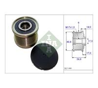 Poulie roue libre, alternateur Schaeffler INA 535 0146 10