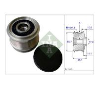 Poulie roue libre, alternateur Schaeffler INA 535 0161 10