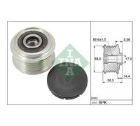 Poulie roue libre, alternateur Schaeffler INA 535 0296 10