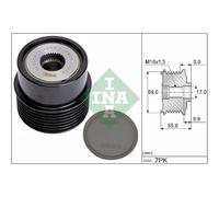 Poulie roue libre, alternateur Schaeffler INA 535 0354 10