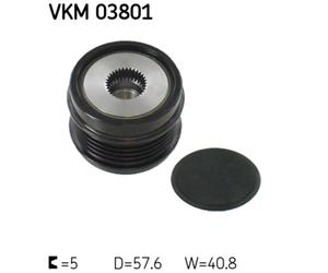 Poulie roue libre, alternateur SKF VKM 03801