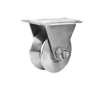 Poulie silencieuse en acier inoxydable, Roue à rainures en acier inoxydable for portails et rails, diamètre 48-68 mm(68,U Type)