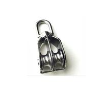 Poulie simple/double M15-100 (1 unité), robuste, en acier inoxydable 304(M50(Double Pulley))