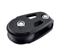 Poulie simple en nylon de qualité marine pour accessoires de kayak, canoë et rafting - 60 x 30 x 20 mm - Gréement léger avec roulement à billes pour ancre, manipulation de corde et levage