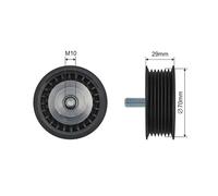 Poulie, Striées Convient pour Porsche Cayenne (9PA) 02-10 OE zu Vergl