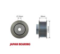 Poulie, Striées Convient pour Suzuki Grand Vitara II 1.9D 10.05-02.15