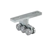 Poulie suspendue en acier inoxydable à 6 roues de type T, roulements SUS420, capacité de charge de 1256 kg for palans électriques