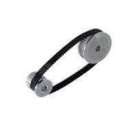 Poulie synchrone 20T5-40T5 20T5-40T8 20T5-40T10 GT2 20 dents 2GT trou de dent 5/8 mm rapport de réduction 1:2:3:4 largeur de courroie 6 mm poulie synchrone(20T5-40T10,2GT-610-6)