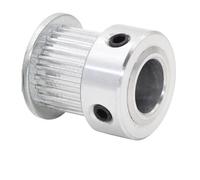 Poulie synchrone MXL 26T 28T, 2 pièces, largeur de fente: 6/10/15mm, trou intérieur: 4/5/6/7/8/10mm, for d'imprimante 3D(26T-K (Bore 10 mm),2pcs/Belt 15 mm)